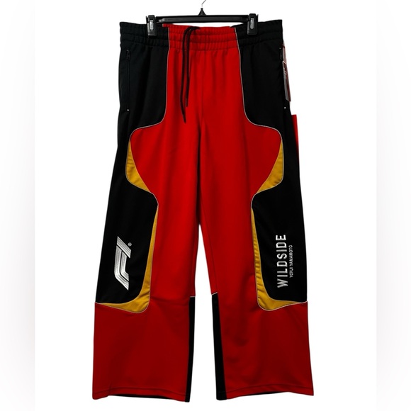 PacSun Formula 1 Wildside Yohji Yamamoto Track Pants Large NWT